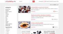 Desktop Screenshot of kucharka.info